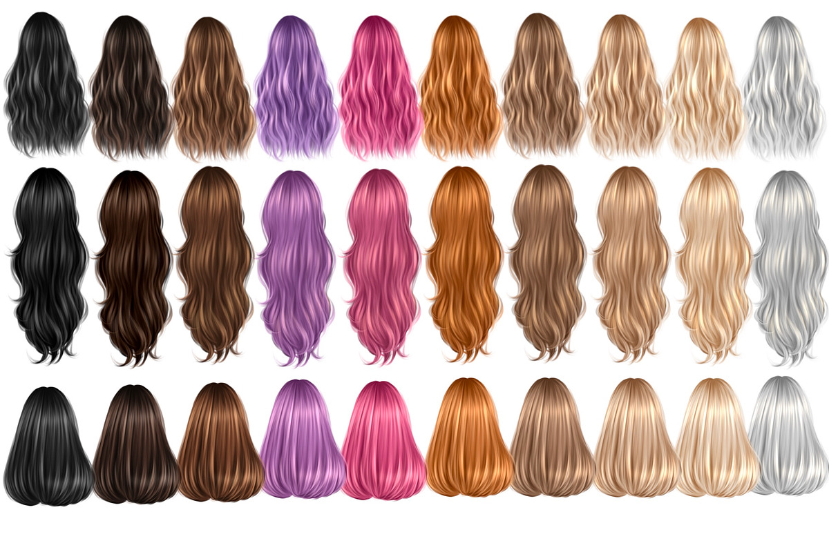Large bundle with hair 1000+, a Person Illustration by Elenbushe (Photo 12 of 14)
