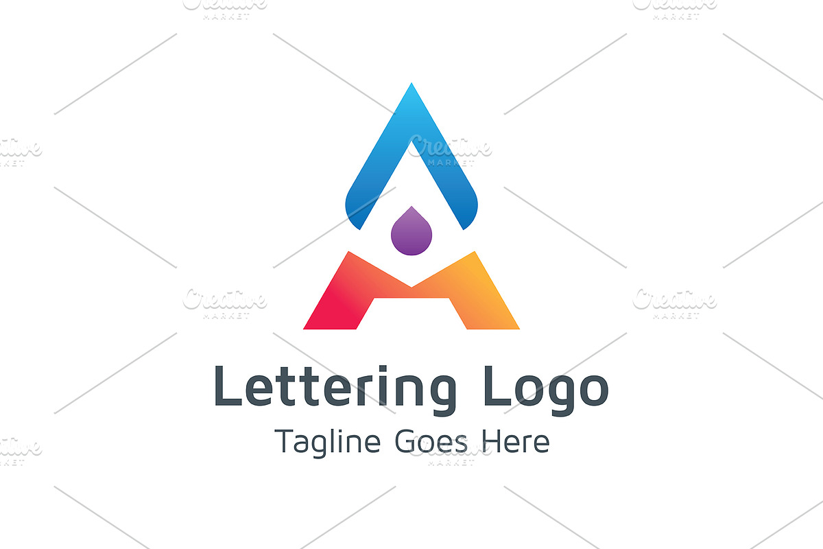 20 Logo Lettering A Template Bundle, a Branding & Logo Template by Acongraphic (Photo 8 of 21)