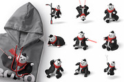 Bobo Spider-Noir, Clay 3D Clipart, a Seasonal Illustration by FactoryType Studio (Thumbnail 4 of 9)