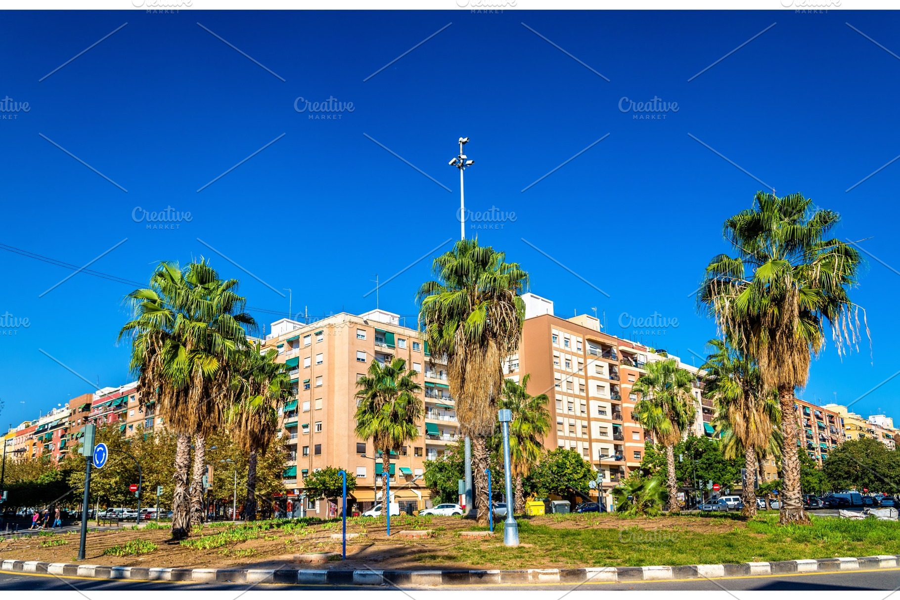 Beautiful buildings in the old town of valencia spain stock photo containing, an Architecture Photo by Leonid Andronov