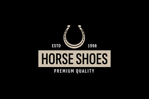 Horseshoe Logo Illustration