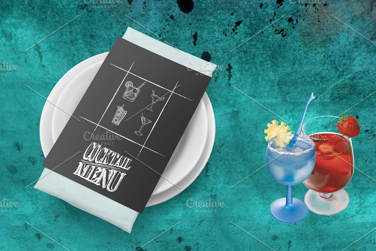 Dynamic Cocktail Menu Layout, a Flyer Template by Minimalist Studio (Photo 3 of 4)