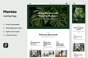 Planteo - Landing Page, a Landing Page Template by RPWDS (Thumbnail 1 of 3)
