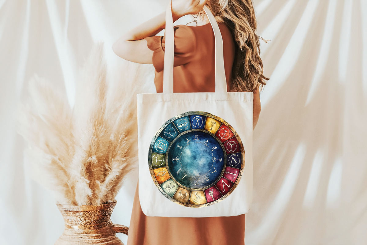 Watercolor Witch, Halloween Bundle, an Illustration by Pixels.Craft (Photo 7 of 7)