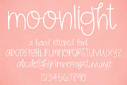 Moonlight Handwritten Script Font, a Script Font by Miss Kate (Thumbnail 2 of 2)
