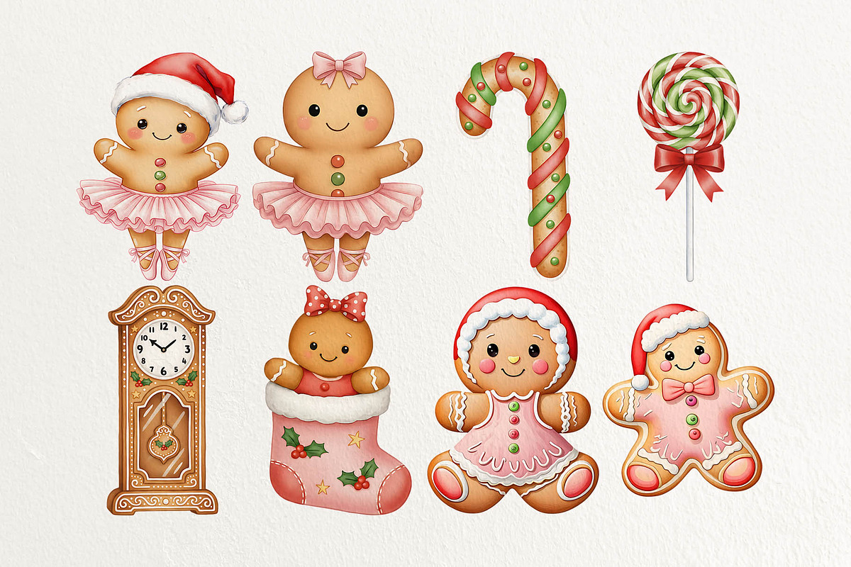35 Nutcracker clipart Gingerbread, an Object Graphic by PinkJellyfish (Photo 3 of 6)