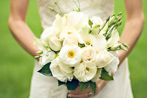 White flower bouquet