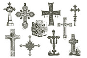 20 Vintage Crosses, an Illustration by Baydream (Thumbnail 3 of 3)