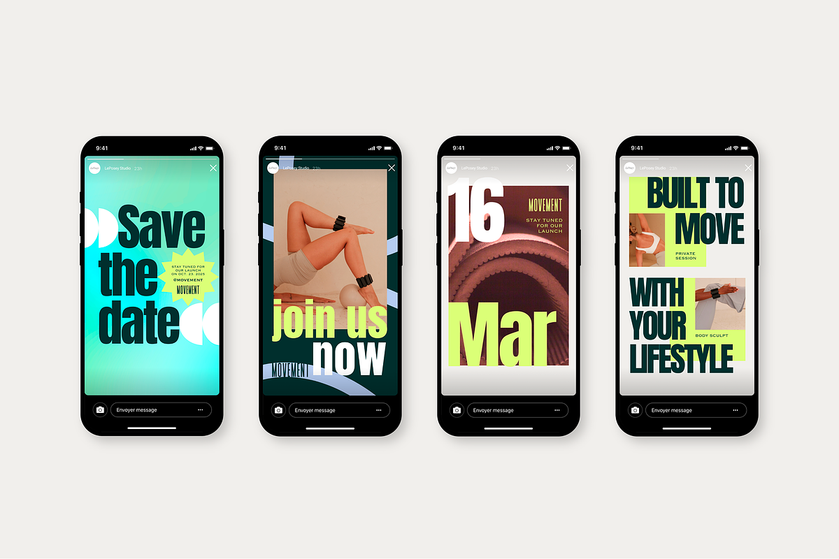 Modern Instagram Posts & Stories, a Social Media Template by LePosey Studio (Photo 3 of 8)