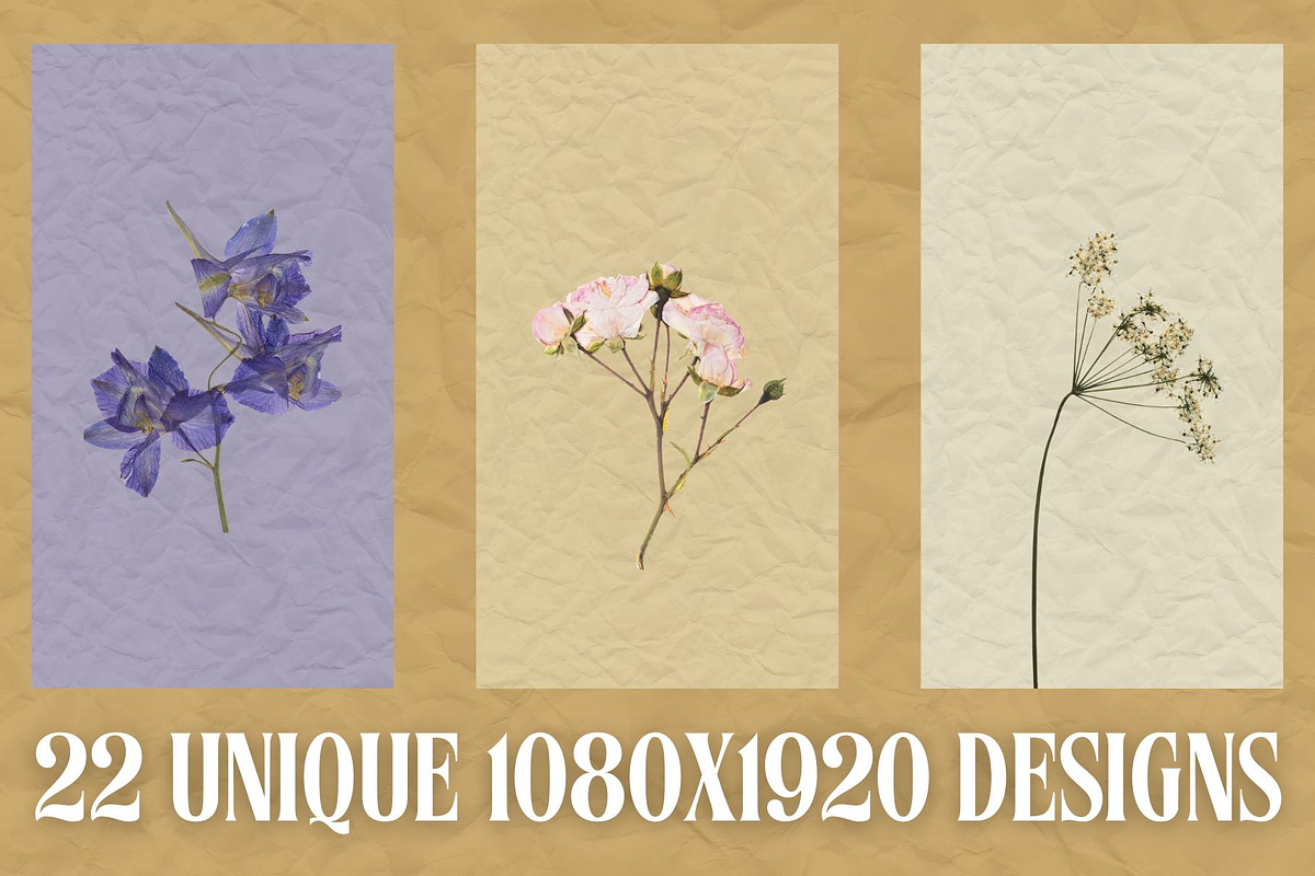 22 Vintage Floral Insta Highlights, a Social Media Template by MarkoPresets (Photo 2 of 5)