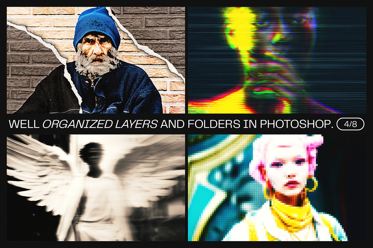 12 Photo Effect Templates, a Layer Style Add-On by iDoodle Studio (Photo 4 of 6)