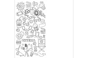 It's movie time! Big vector set, a Pattern Graphic by Art Loft (Thumbnail 10 of 16)