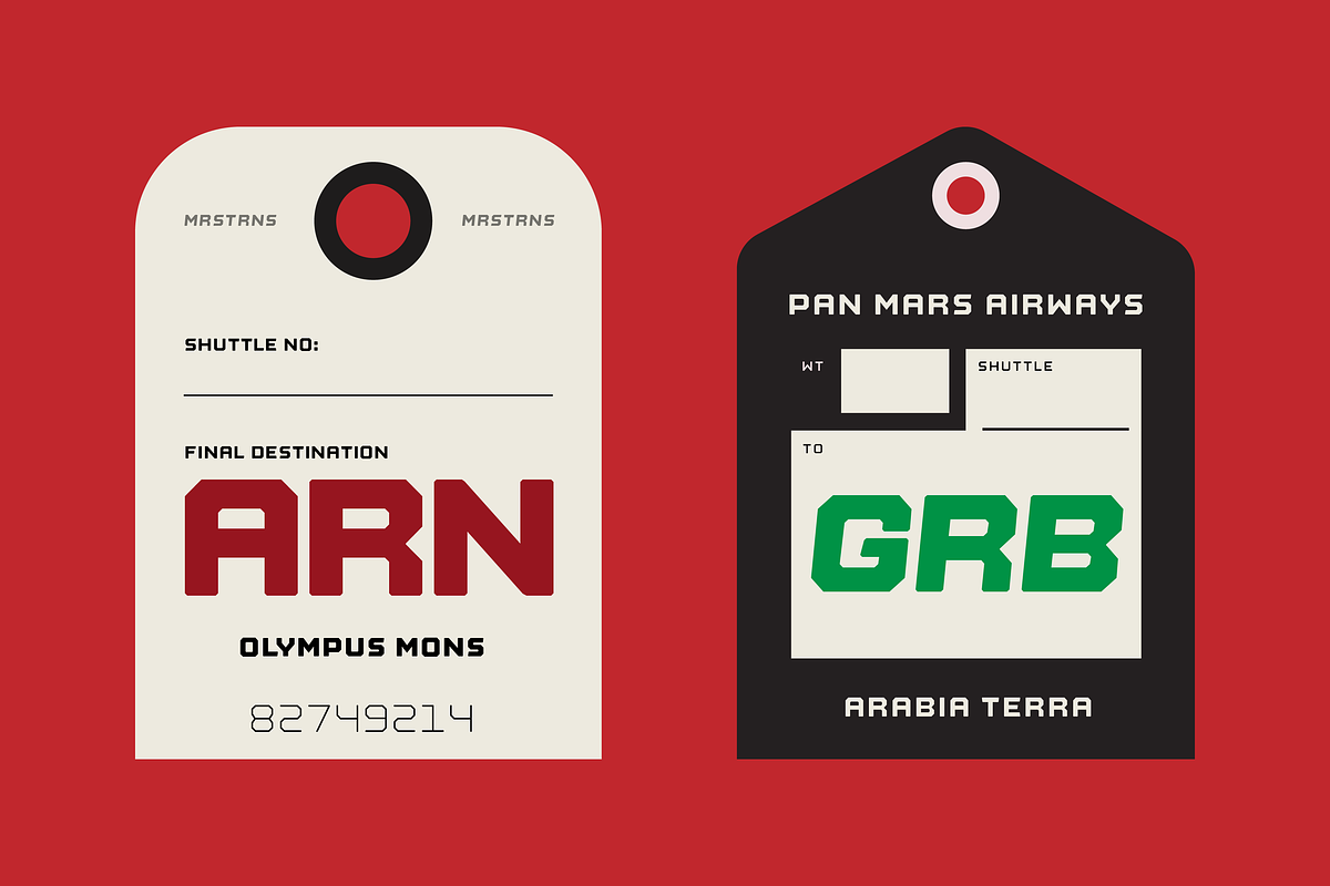 Nostromo - Retro futuristic font, a Font by Great Scott! (Photo 8 of 8)