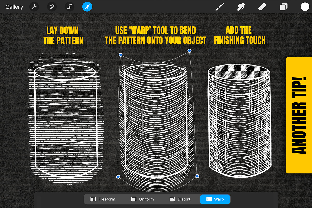 Procreate Vintage Shader Brushes, a Brush Add-On by BrushBoy (Photo 5 of 9)