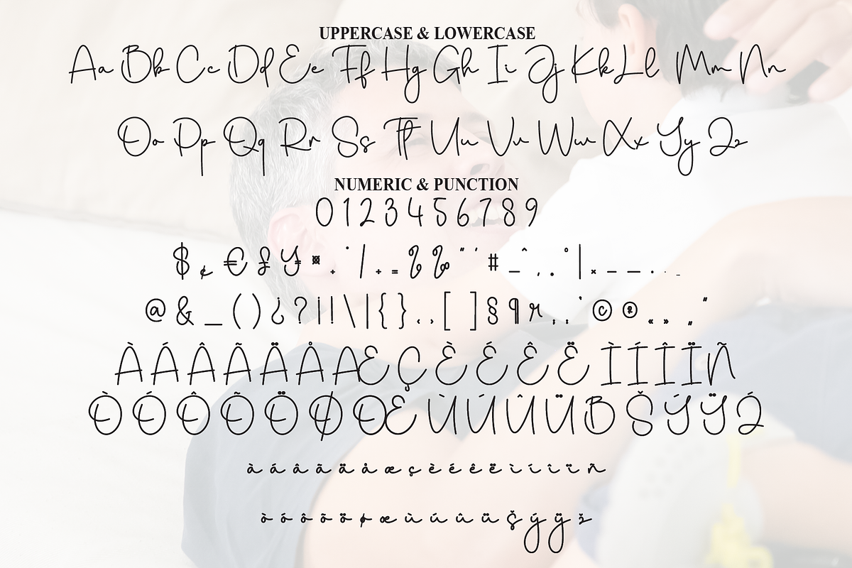 Daddy | Script Font, a Handwritten Font by Scratchones (Photo 7 of 8)