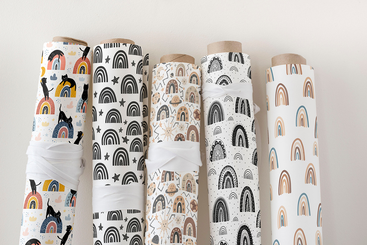 Cats and Rainbows Graphic Pack, an Animal Illustration by Gulnara Sabirova (Photo 7 of 17)