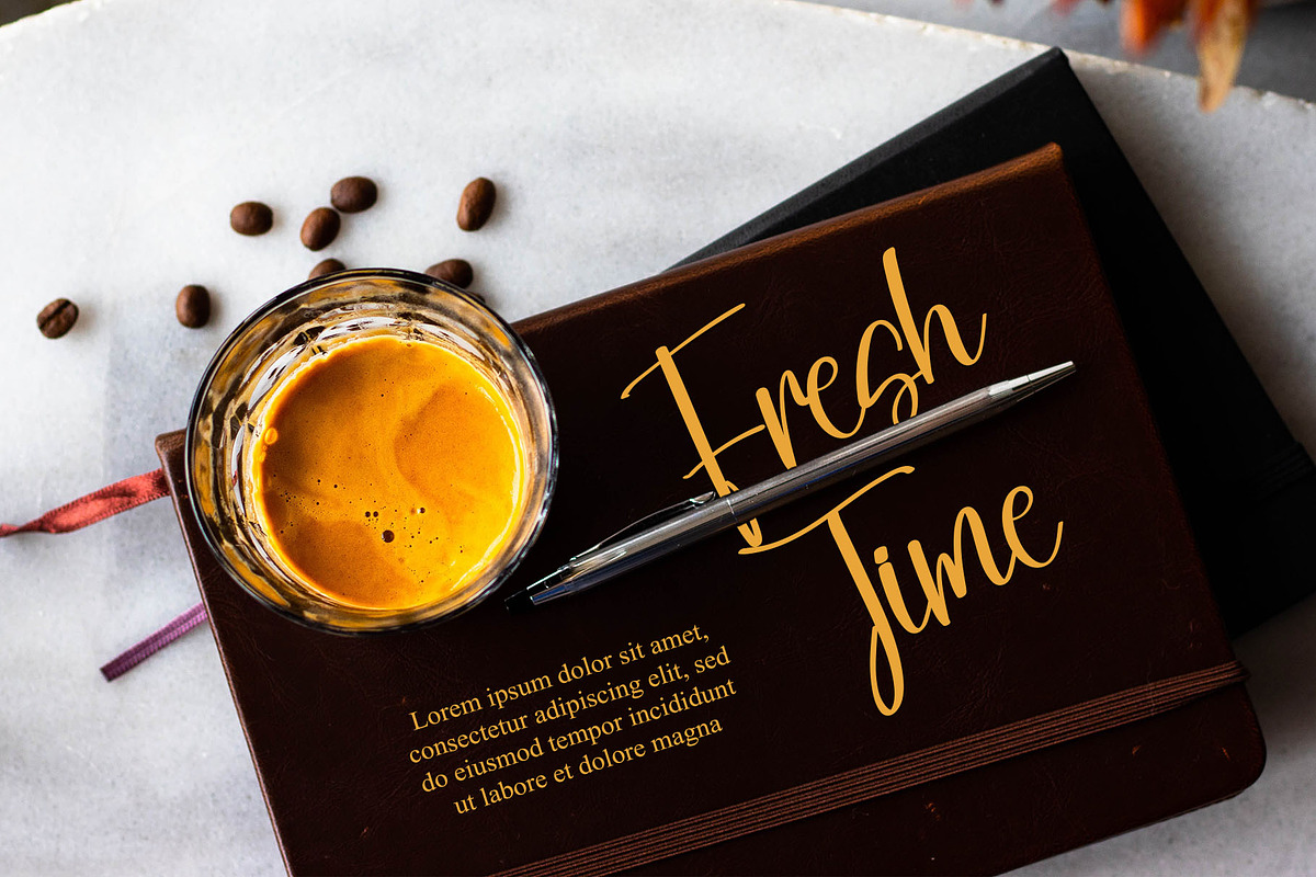 Holiday, a Handwritten Font by FreshTypeINK (Photo 7 of 8)