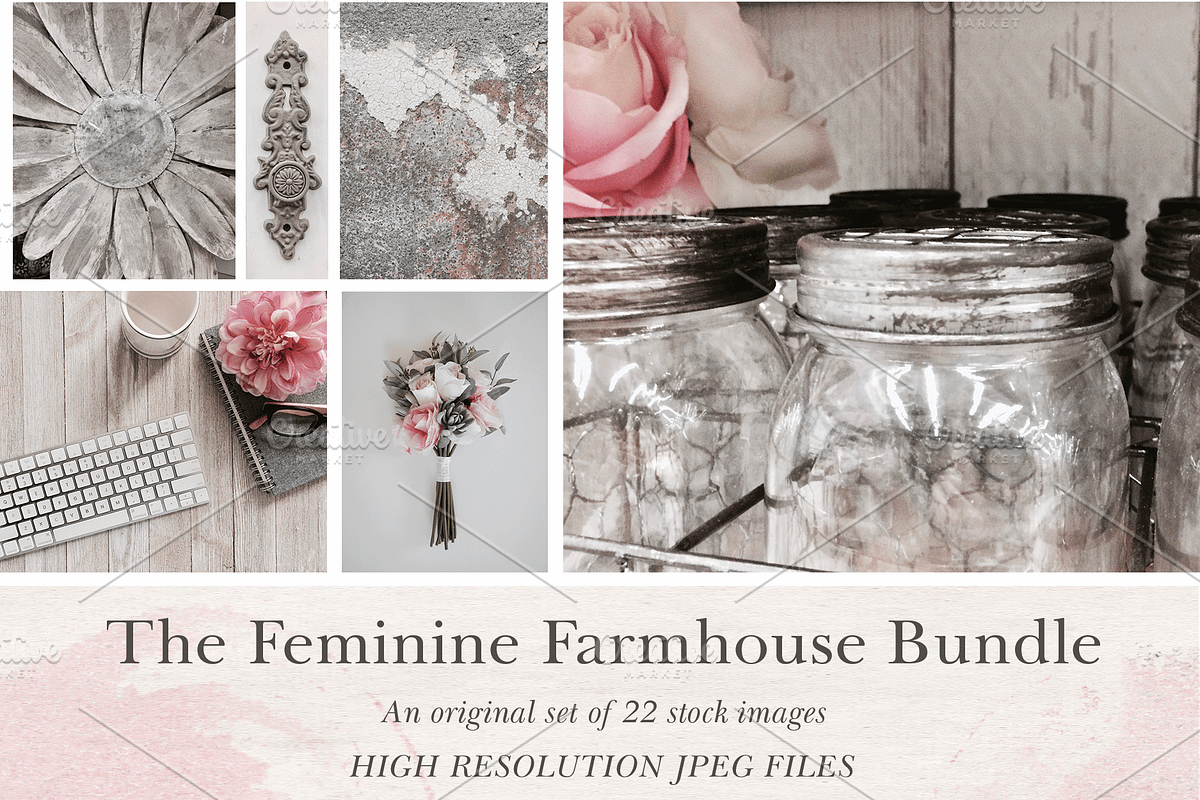 Feminine Farmhouse Stock Photography, a Beauty & Fashion Photo by Le Paper Cafe (Photo 1 of 8)