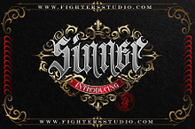 SINNERS FONT + Decorative bonus
