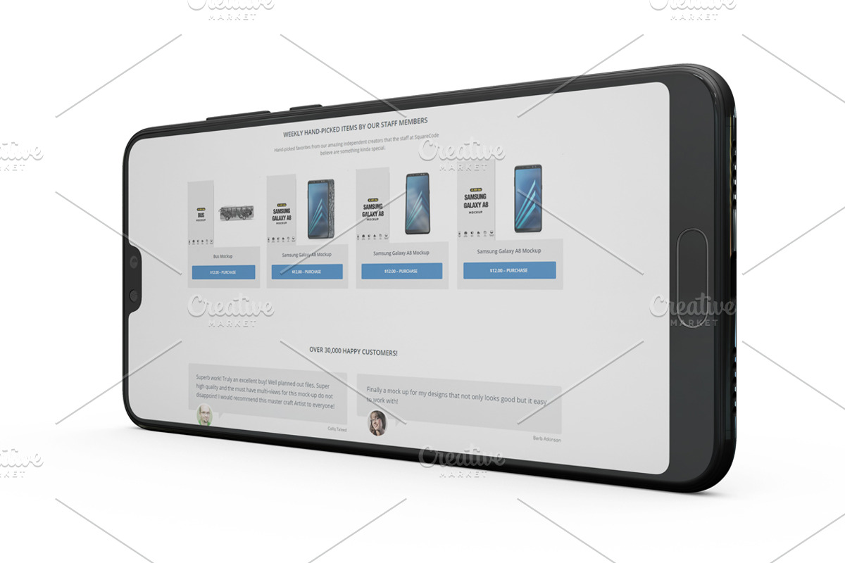 Huawei P20 Pro App Mockup Vol1, an Android Mockup by PixelMockup (Photo 16 of 17)
