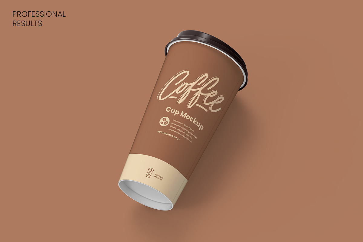 Coffee Cup Mockup - 8 views, a Cups & Container Mockup by Illusiongraphic (Photo 8 of 18)