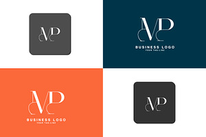 MP, PM, Abstract Logo Design