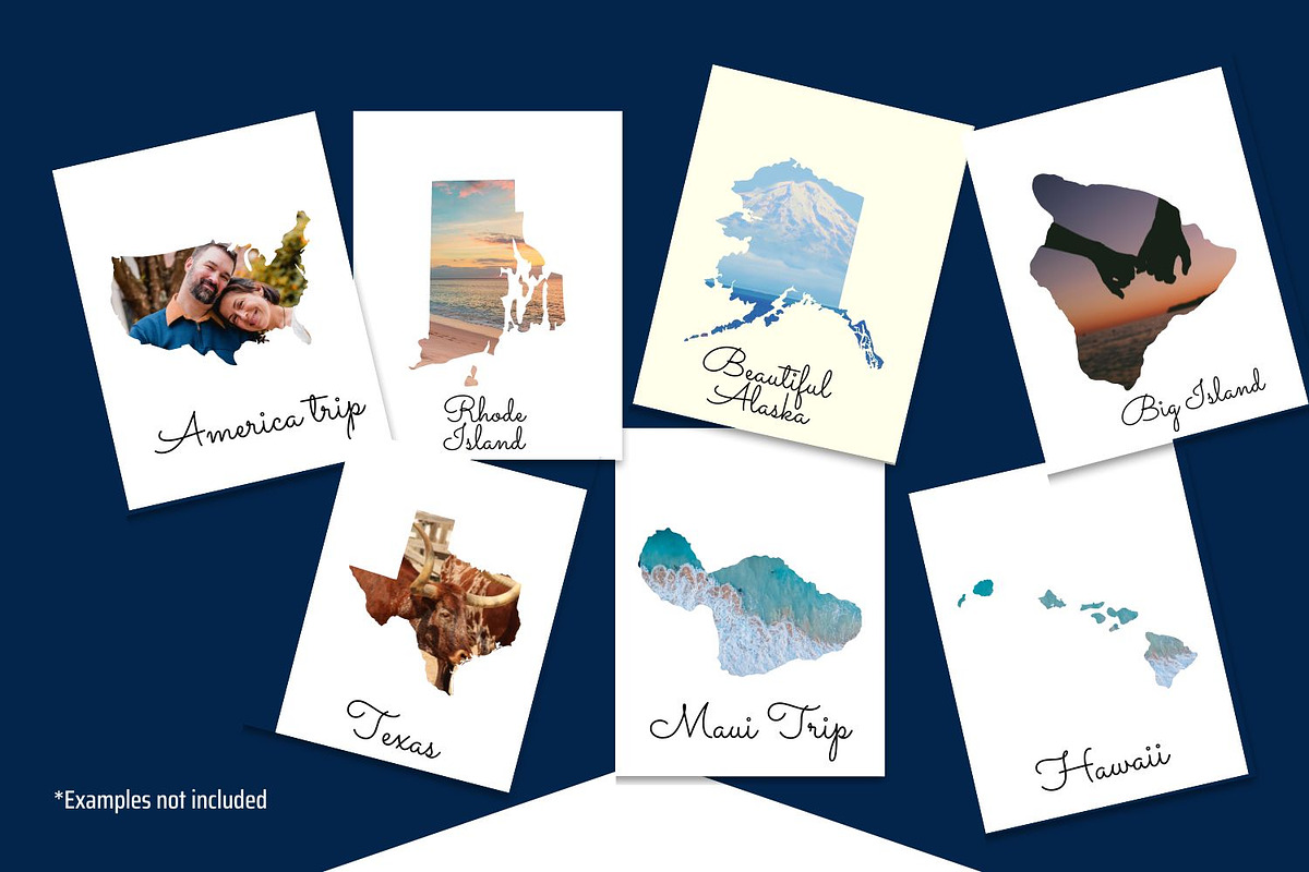 America States Masks for Canva, a Design Template by DigitalDesignsLaura (Photo 3 of 3)