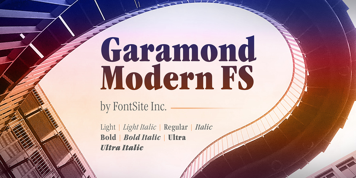 Garamond Modern FS, a Serif Font by FontSite Inc. (Photo 1 of 2)