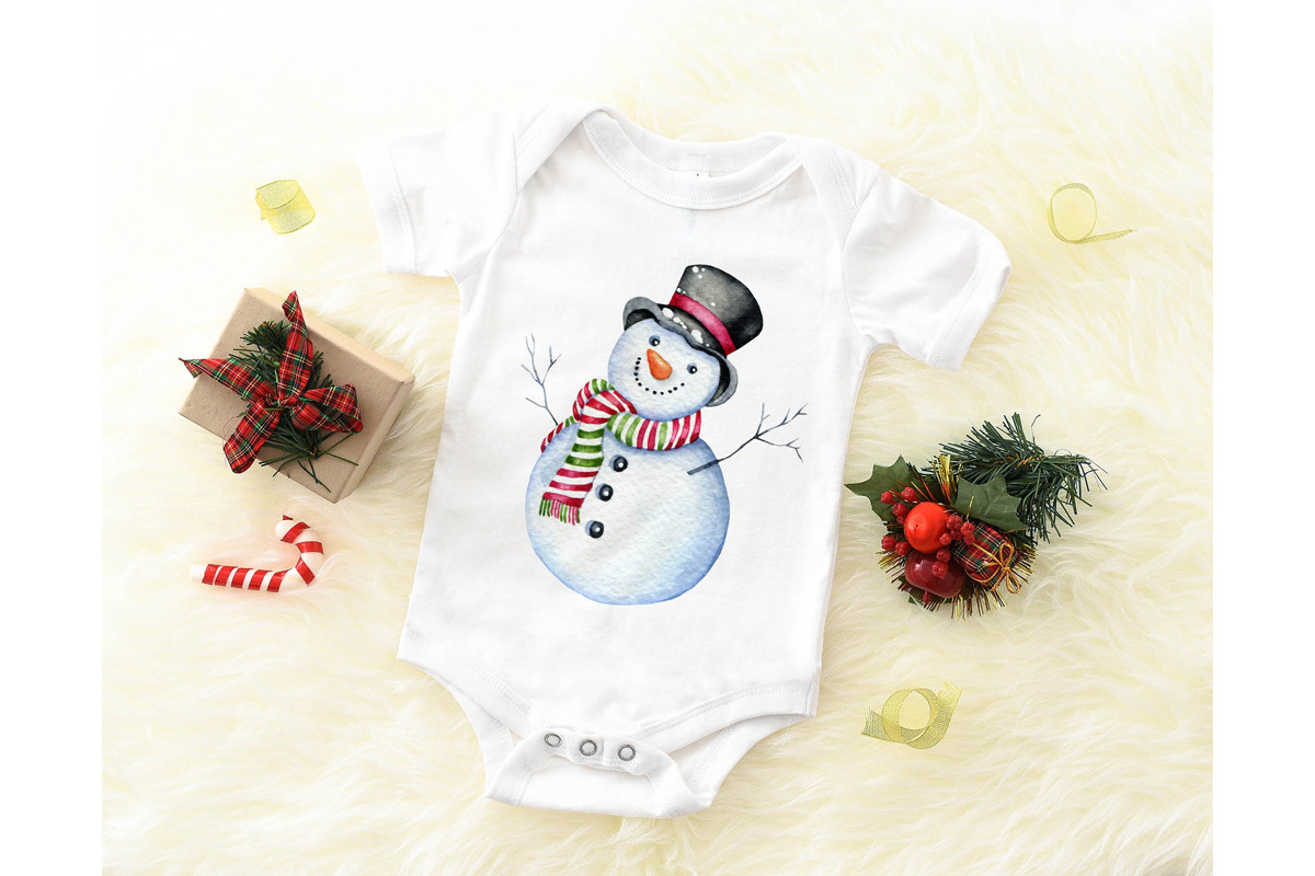Santa Claus Sleigh Clipart set, an Illustration by SimpleWishesArt (Photo 6 of 6)