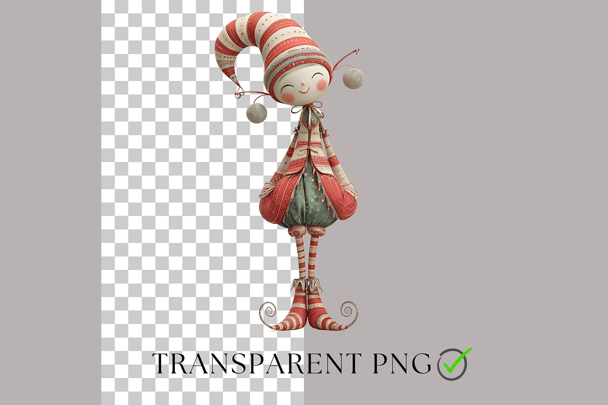 Quirky Christmas Clipart Characters, a Seasonal Illustration by Nicole Branger Art (Photo 3 of 21)