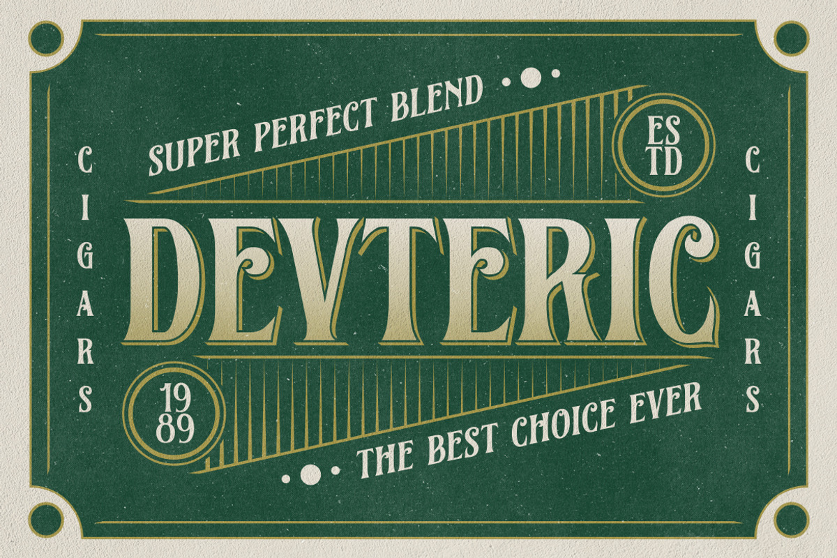 Beatford - Vintage Font, a Serif Font by HansCo Studio (Photo 3 of 12)
