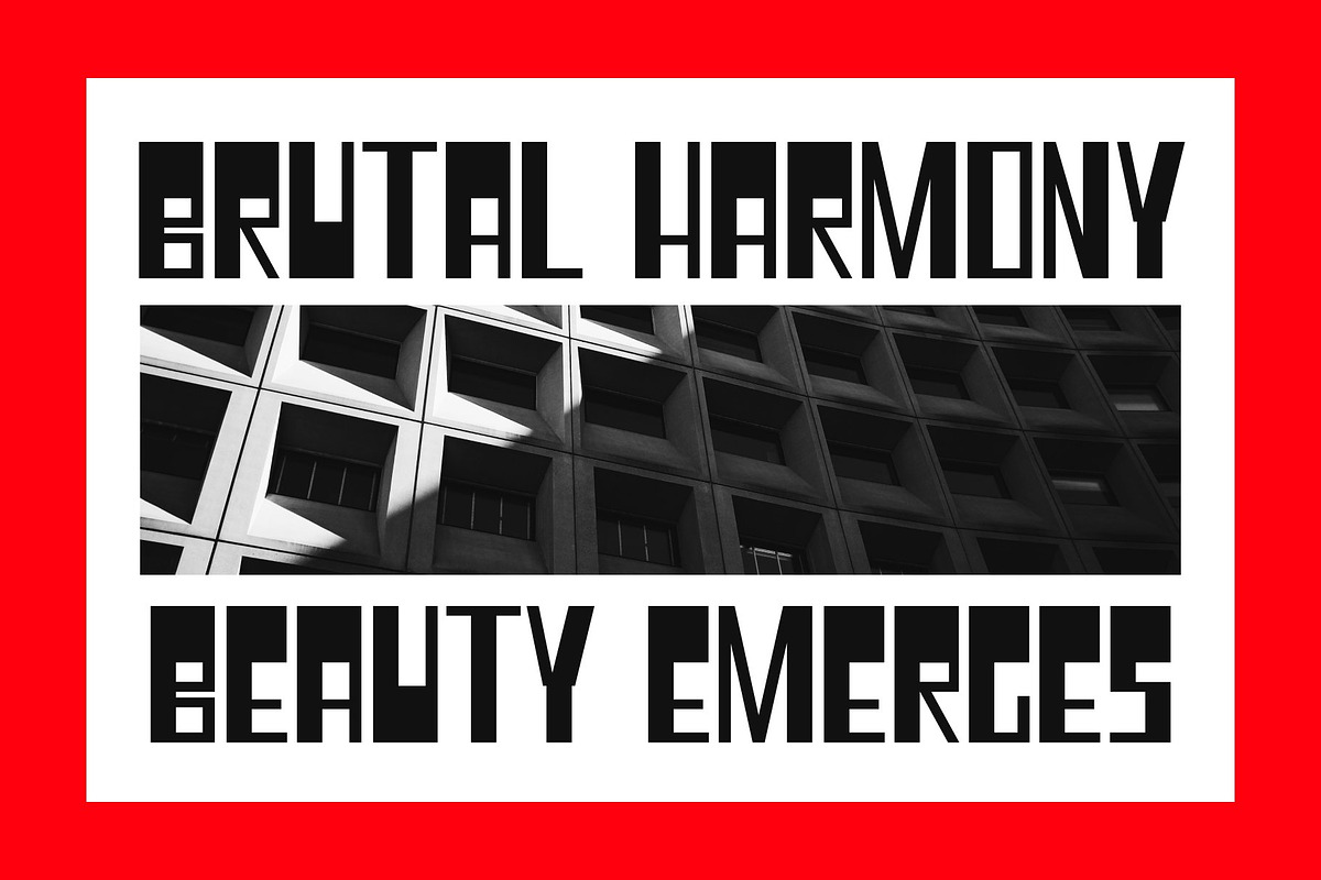 CS Blitzer – Brutalist Display Font, a Sans Serif Font by Craft Supply Co. (Photo 7 of 8)