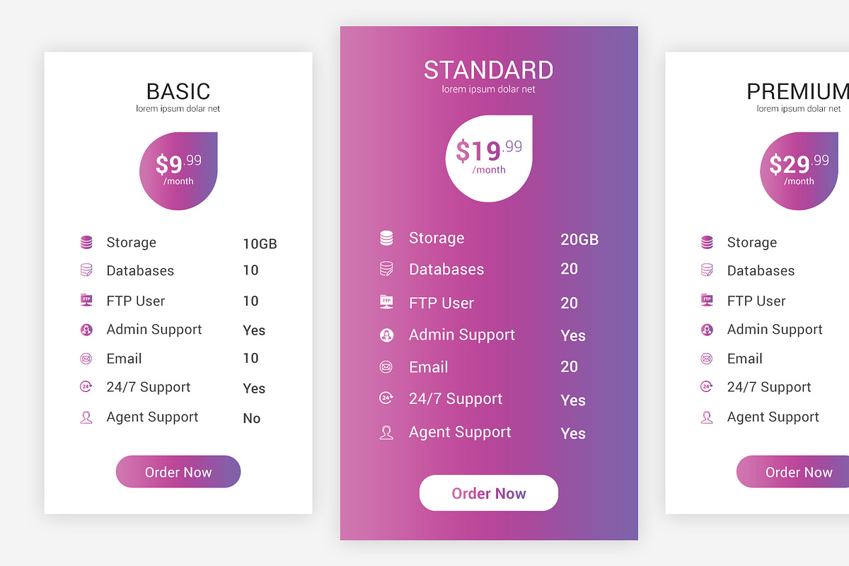 Pricing Table, a Templates & Theme by ARP Creation (Photo 6 of 8)