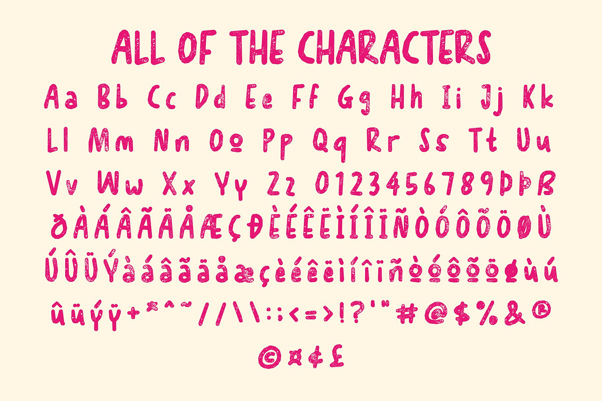 CS Racons Stamp, a Sans Serif Font by Craft Supply Co. (Photo 8 of 8)