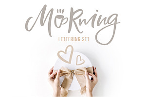 Morning Lettering Set
