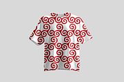 Seamless Pattern Red Spirals, a Pattern Graphic by Viktorijareut (Thumbnail 4 of 5)