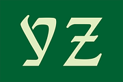 Gothic Initials Eight Font, a Script Font by GG Design (Thumbnail 14 of 14)