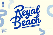 REYAL BEACH | BOLD SCRIPT, a Script Font by Havinkpen (Thumbnail 1 of 14)