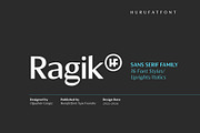 Ragik Sans, a Sans Serif Font by Hurufatfont (Thumbnail 1 of 14)