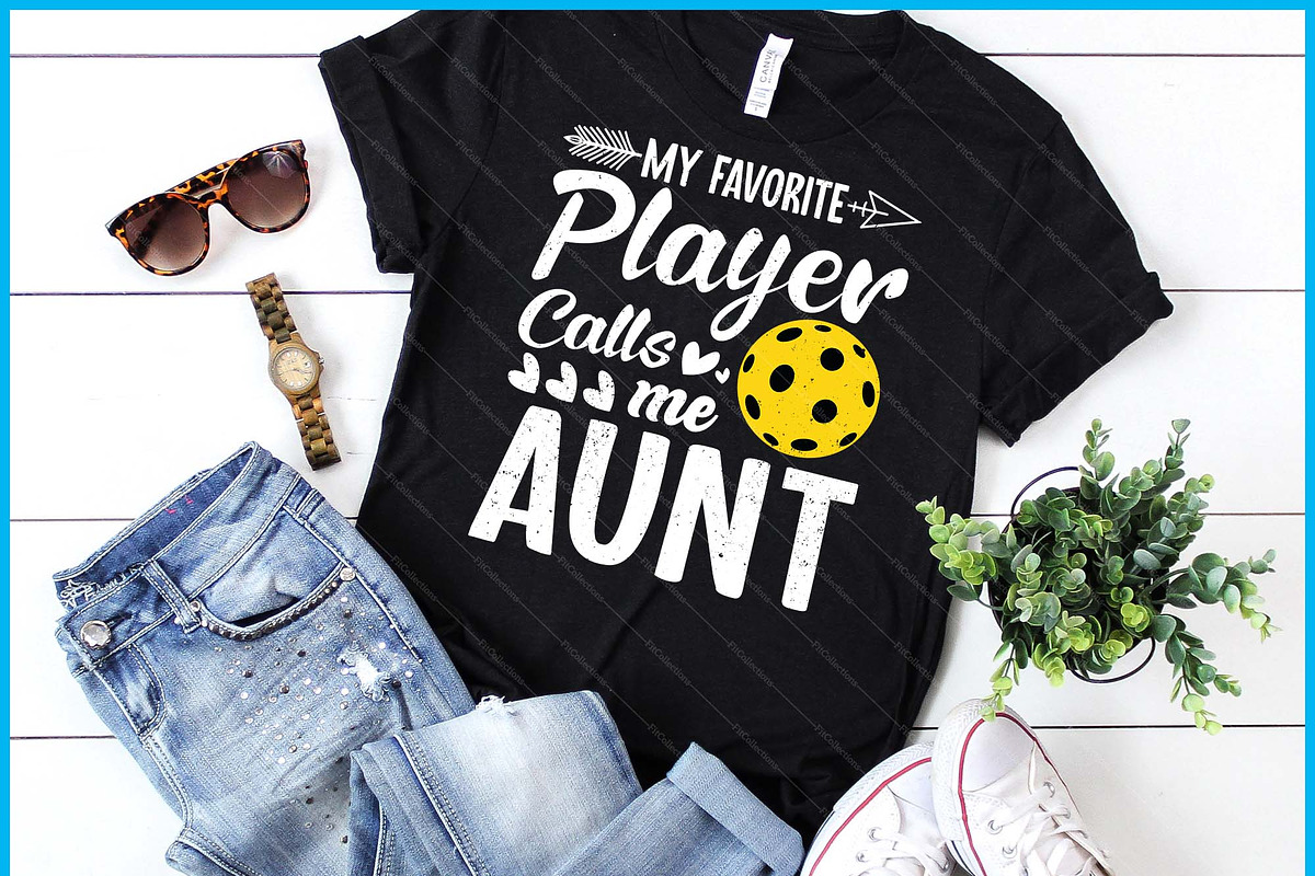 Aunt Pickleball Favorite Sports SVG, an Object Graphic by Creativeusart (Photo 1 of 4)