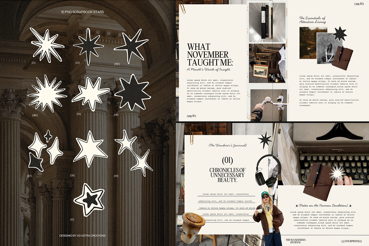 THE JOURNAL | 5 Instagram Carousels, a Social Media Template by Ad Astra Creations (Photo 6 of 6)
