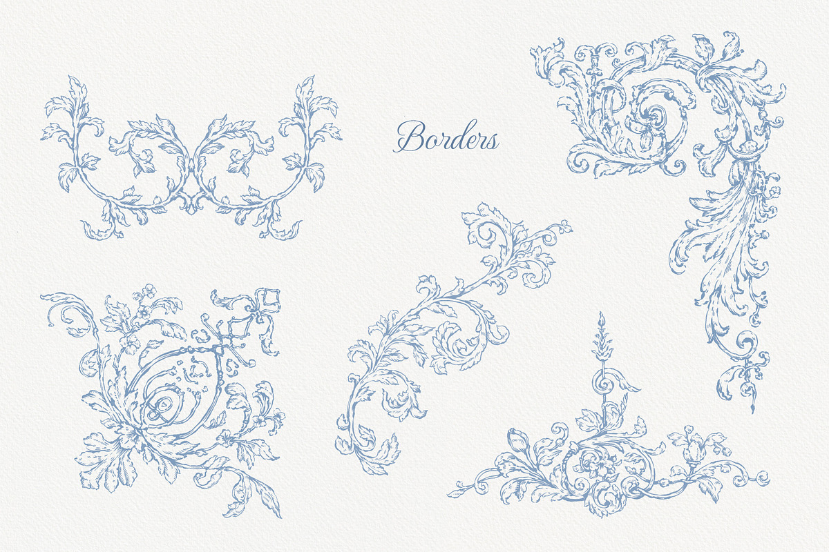 Bloom Garden Wedding invite clipart, a Decorative Illustration by Ekaproeka (Photo 9 of 10)