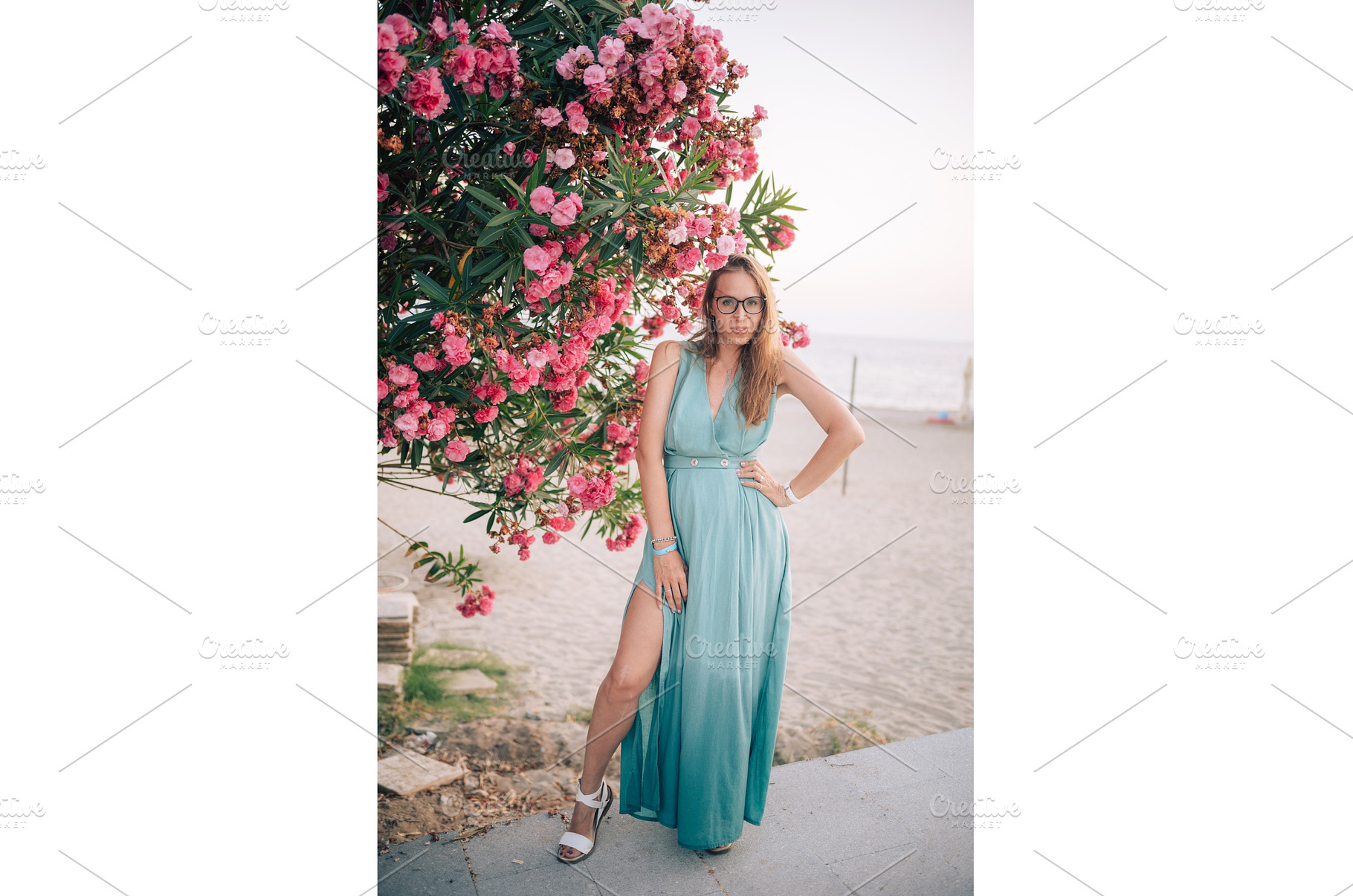 Elegant Woman Posing with Pink, a Person Photo by Jan Jack Russo Media