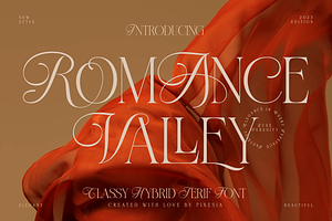 Romance Valley - Ligature Serif Font
