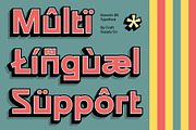 CS Darvish 3D, a Sans Serif Font by Craft Supply Co. (Thumbnail 4 of 8)