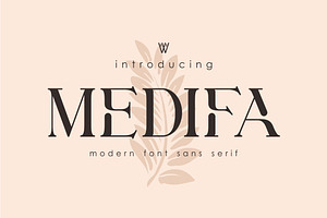 Medifa Font | Beautifull Serif Font