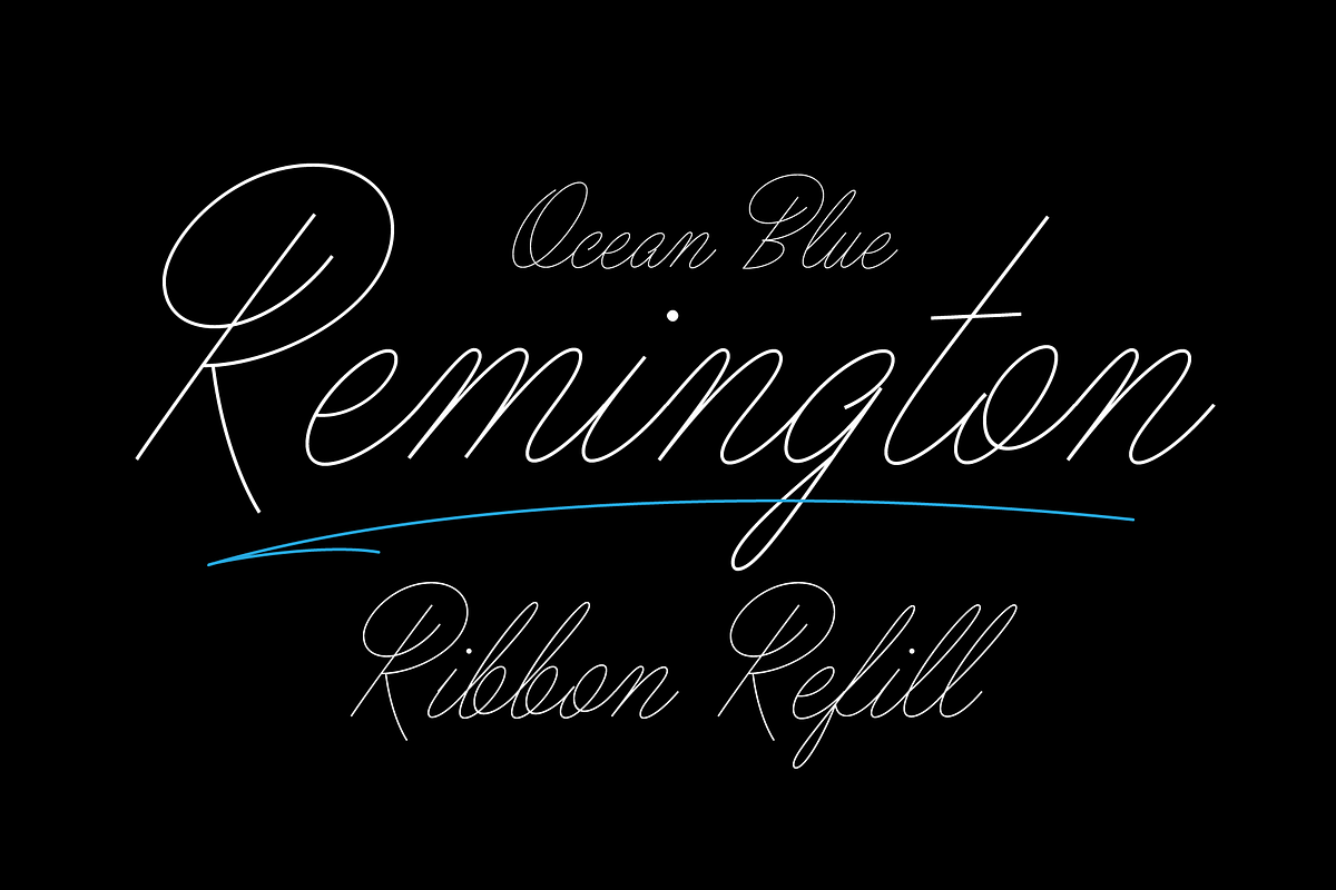 Ballpoint Script, a Script Font by Drew Melton (Photo 2 of 5)