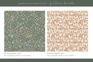 SUMMER ROMANCE DIGITAL PAPER DH