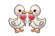 Faux Yarn Valentine Cute Couple PNG, an Illustration by Designking (Thumbnail 2 of 6)