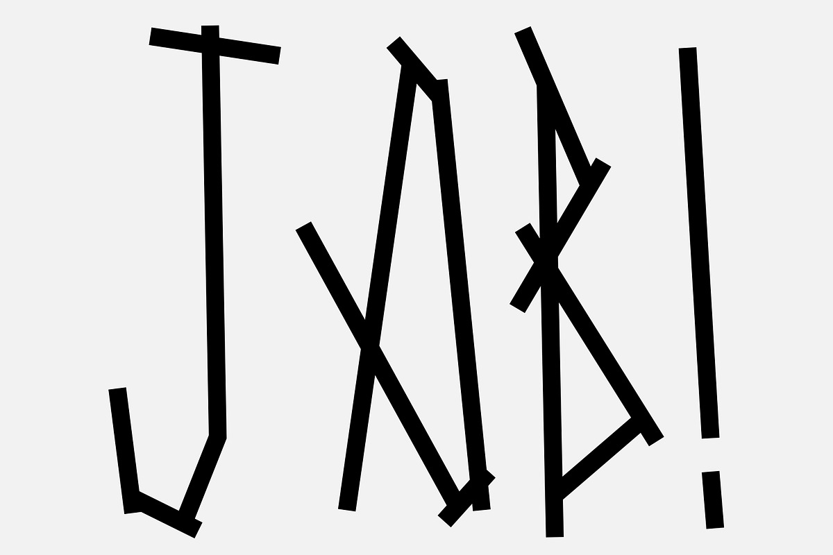 Srg®-Fighter's tape font preview 5